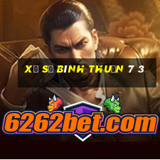 xổ số bình thuận 7 3