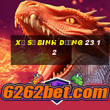 xổ số bình dương 23 12