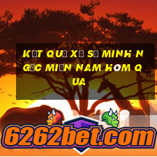 kết quả xổ số minh ngọc miền nam hôm qua