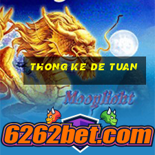 thong ke de tuan