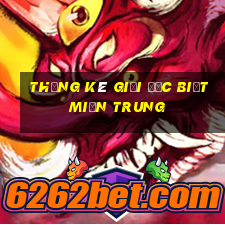 thống kê giải đặc biệt miền trung