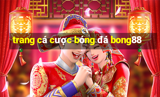 trang cá cược bóng đá bong88