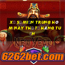 xổ số miền trung hôm nay thứ tư hàng tuần