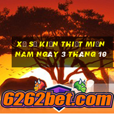 xổ số kiến thiết miền nam ngày 3 tháng 10