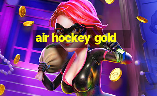 air hockey gold