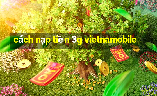 cách nạp tiền 3g vietnamobile