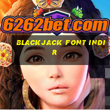 blackjack font indir