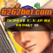 Thống kê Xổ Số an giang ngày 30