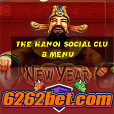 the hanoi social club menu