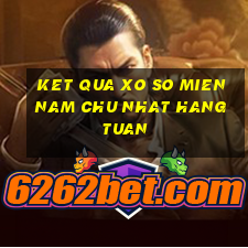 ket qua xo so mien nam chu nhat hang tuan