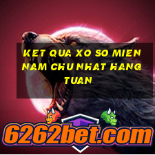 ket qua xo so mien nam chu nhat hang tuan