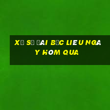 xổ số đài bạc liêu ngày hôm qua