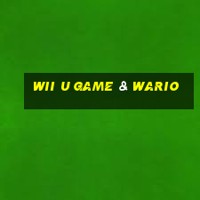 wii u game & wario