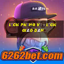 lịch phụng vụ - lịch giáo dân