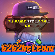 tai game 777 doi thuong