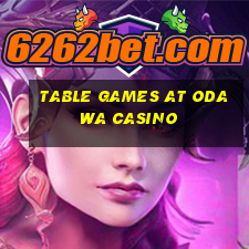 table games at odawa casino