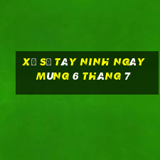 xổ số tây ninh ngày mùng 6 tháng 7