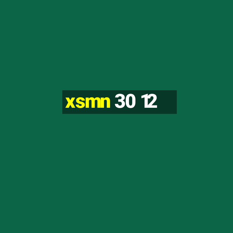 xsmn 30 12