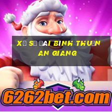 xổ số đài bình thuận an giang