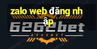 zalo web đăng nhập