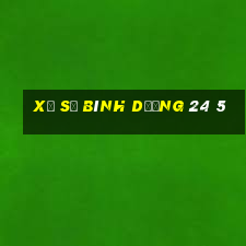 xổ số bình dương 24 5