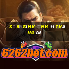 xổ số bình định 11 tháng 04