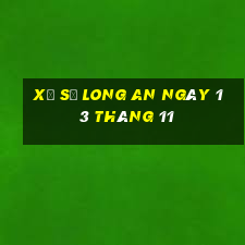 xổ số long an ngày 13 tháng 11