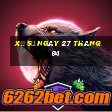 xổ số ngày 27 tháng 04