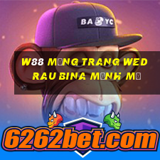 W88 Mạng trang wed rau bina mạnh mẽ