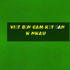 viết bản cam kết đánh nhau