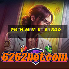 Phần mềm xổ số Boo