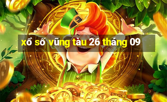 xổ số vũng tàu 26 tháng 09