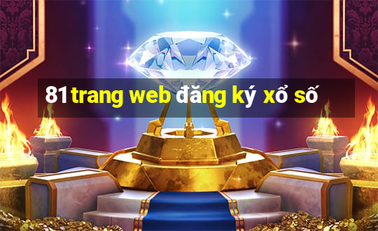 81 trang web đăng ký xổ số