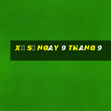 xổ số ngày 9 tháng 9