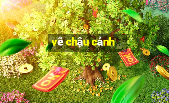 vẽ chậu cảnh