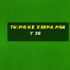 Thống kê XSDNA ngày 30