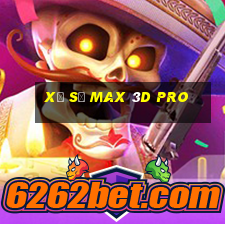 xổ số max 3d pro