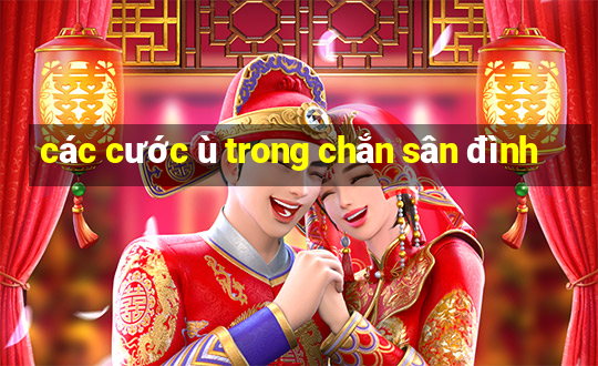 các cước ù trong chắn sân đình