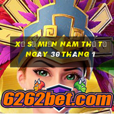 xổ số miền nam thứ tư ngày 30 tháng 1