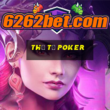 thứ tự poker