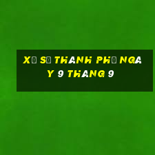 xổ số thành phố ngày 9 tháng 9