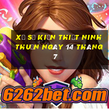 xổ số kiến thiết ninh thuận ngày 14 tháng 7