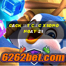 Cách đặt cược XSDNO ngày 21