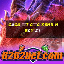 Cách đặt cược XSND ngày 21