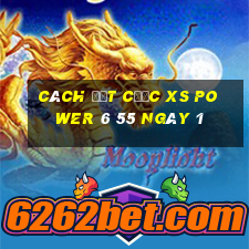 Cách đặt cược XS power 6 55 ngày 1