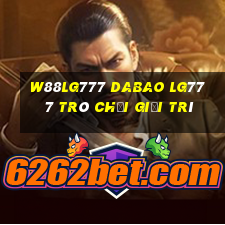 W88lg777 Dabao lg777 Trò chơi giải trí