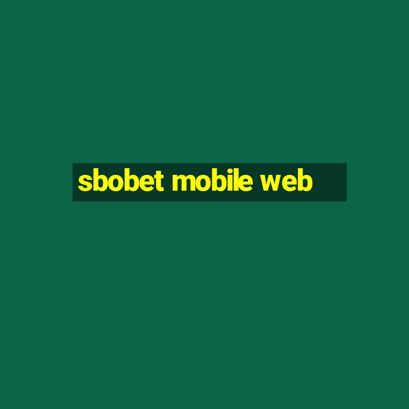 sbobet mobile web