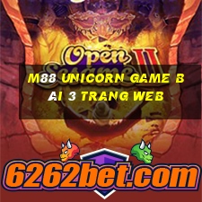 M88 Unicorn game bài 3 trang web