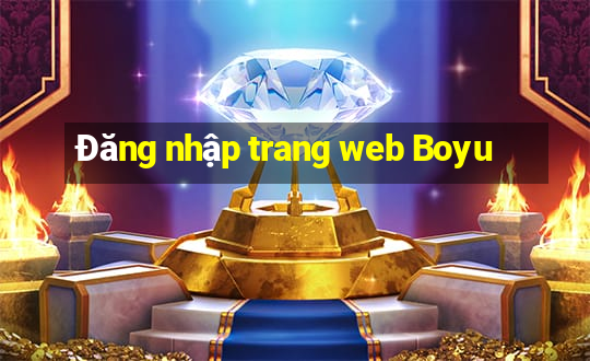 Đăng nhập trang web Boyu