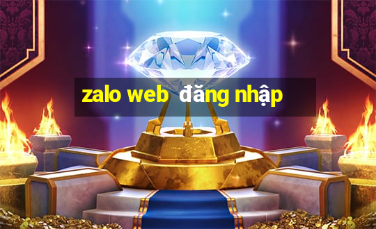 zalo web  đăng nhập